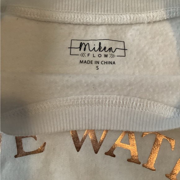 Save Water drink Wine sweatshirt - Picture 8 of 8